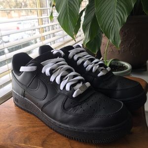Black Air Force 1s